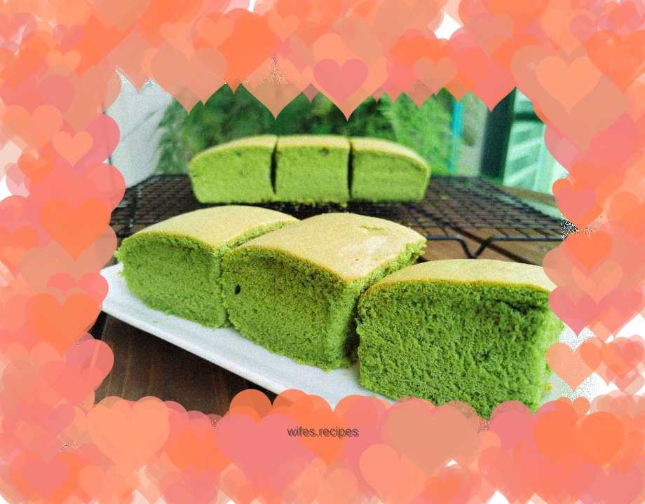 Matcha ancient cake