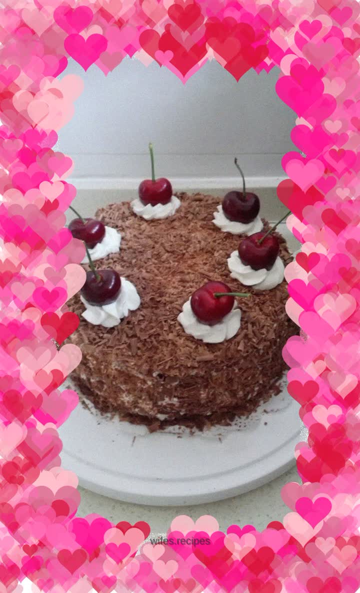 Vegetable Black Forest Cake