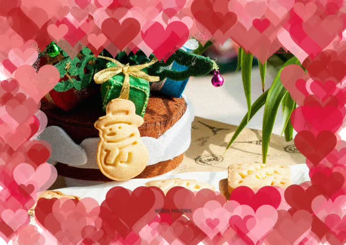 Homemade Holiday Cartoon Cookies