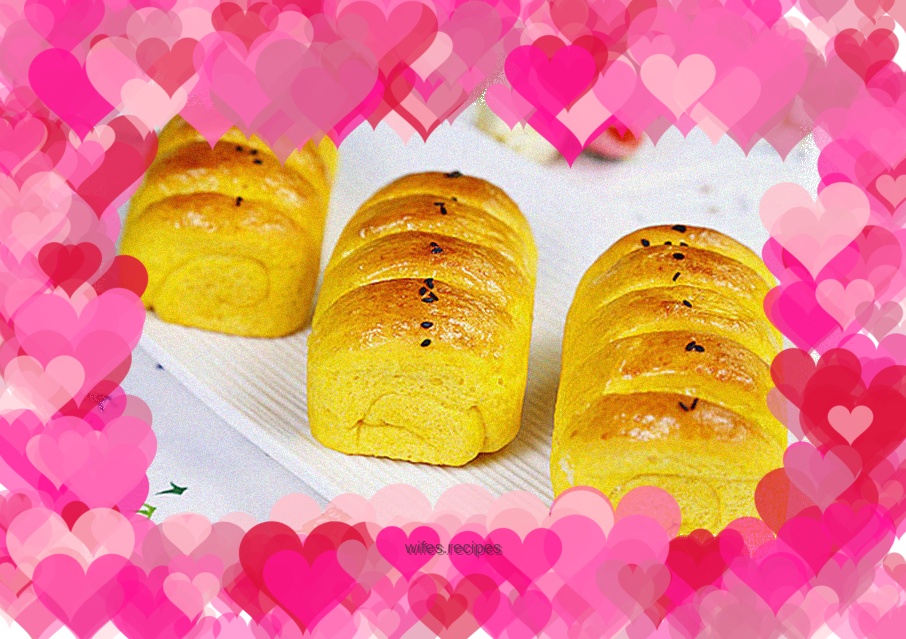 How to make pumpkin coconut bread (medium type)