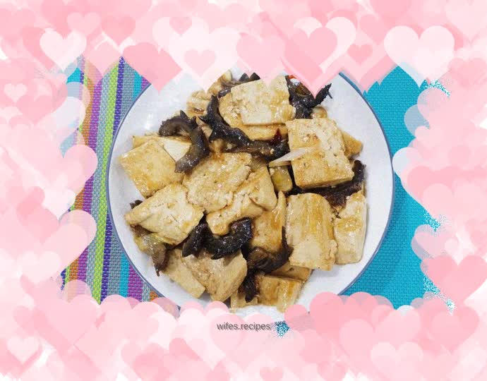 Grilled Tofu with Sea Cucumber