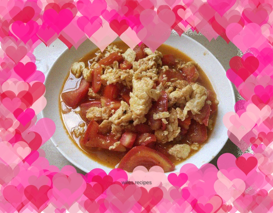 Tomato scrambled eggs