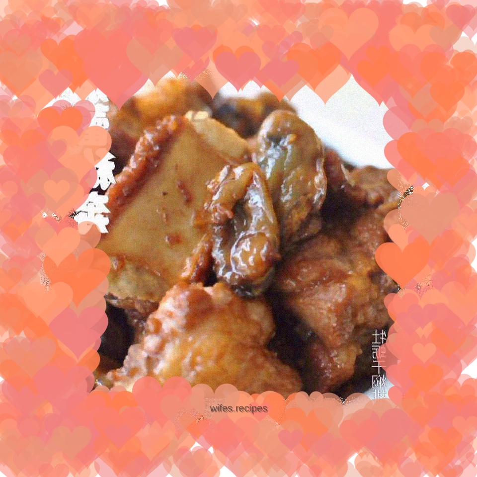 Braised Pork Ribs with Dried Oysters