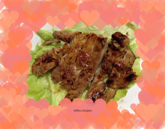 Pan-fried chicken steak