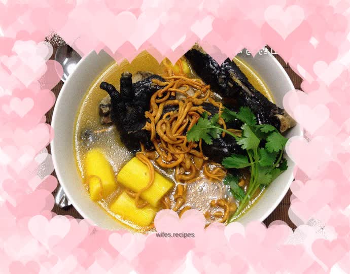 Cordyceps Flower Yam Black-bone Chicken Soup