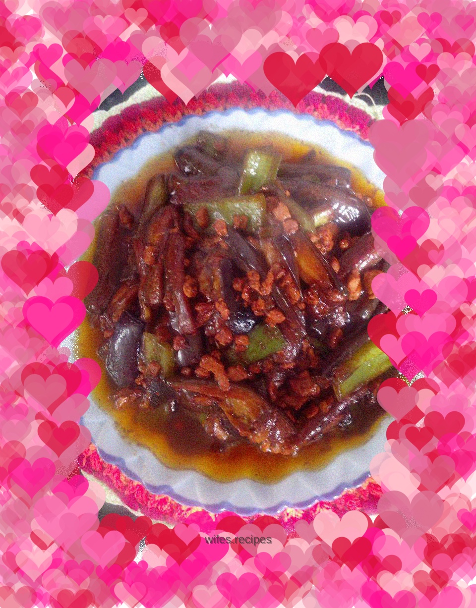Eggplant with Minced Pork Sauce