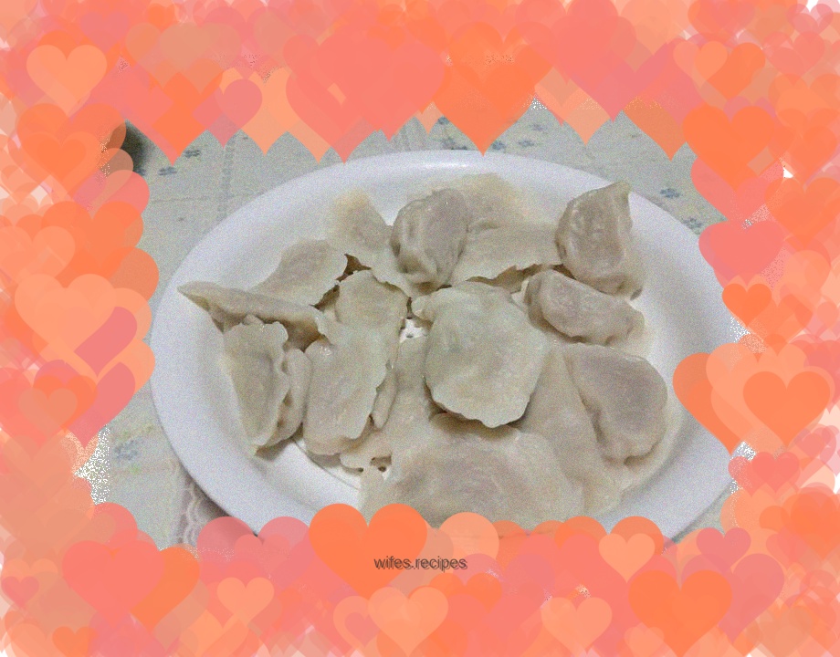 Pork and lotus root dumplings
