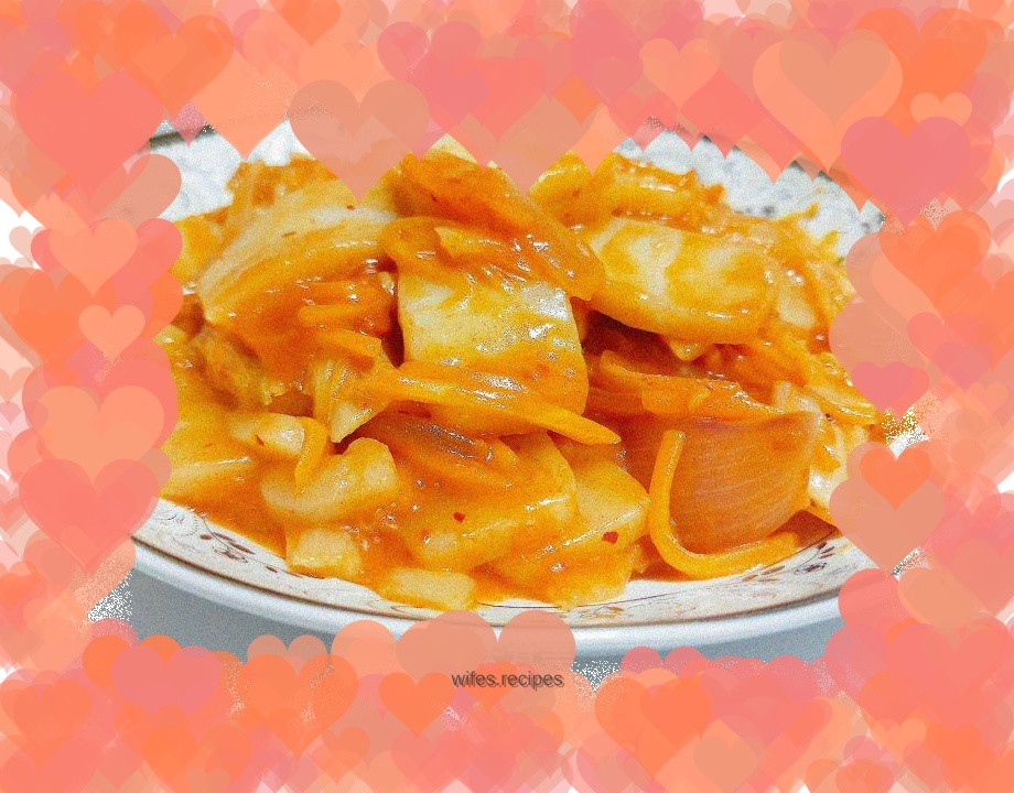 Cute mom’s spicy fried rice cake