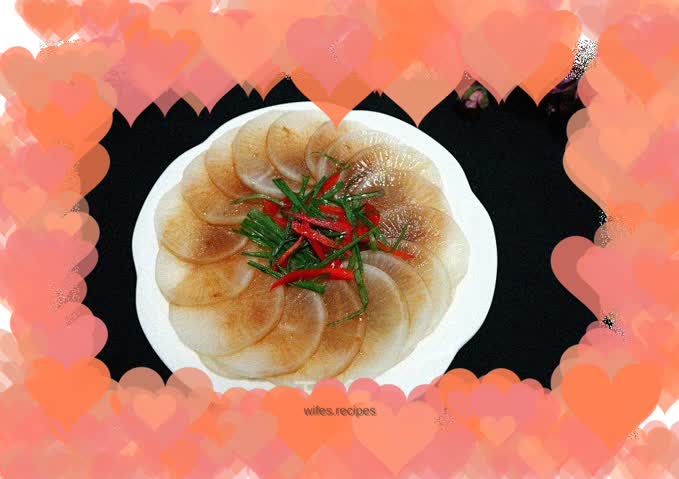 Steamed radish