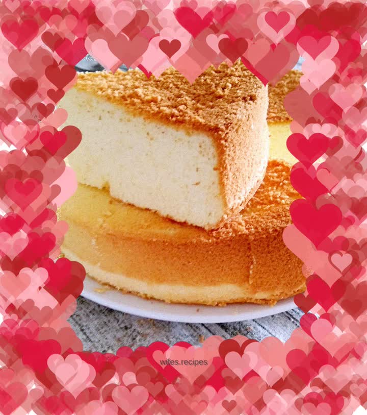Plain flour version of chiffon cake