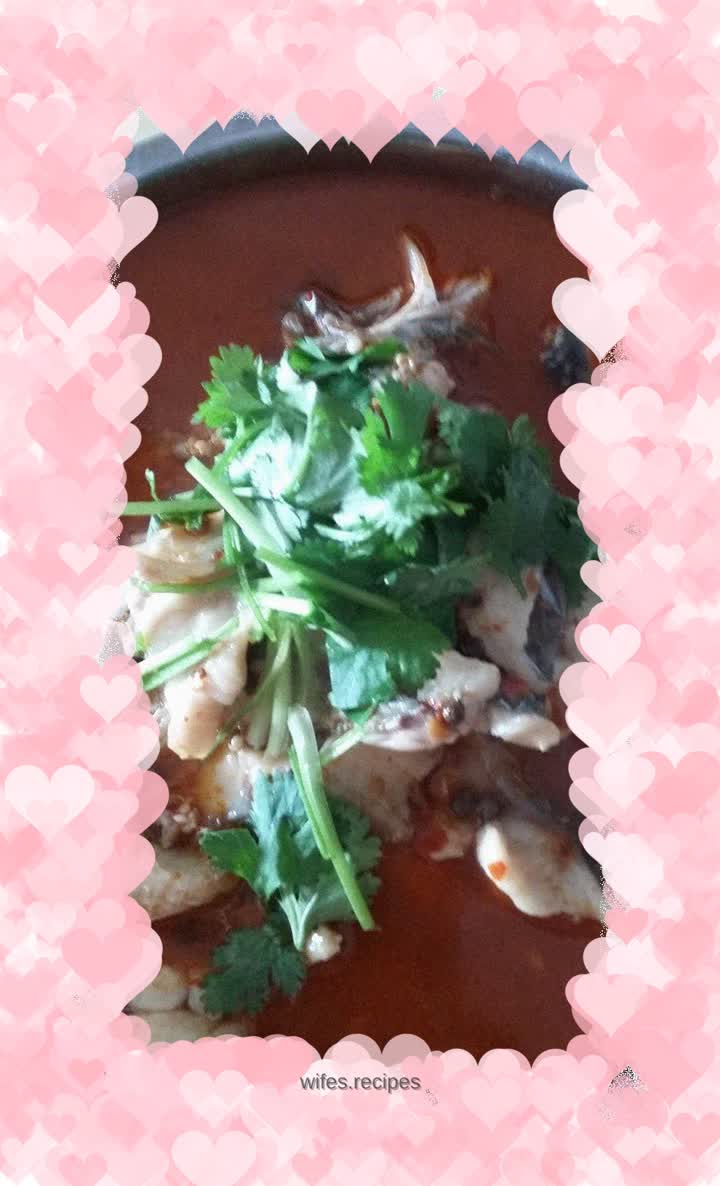 Kuaishou banquet dish--boiled fish