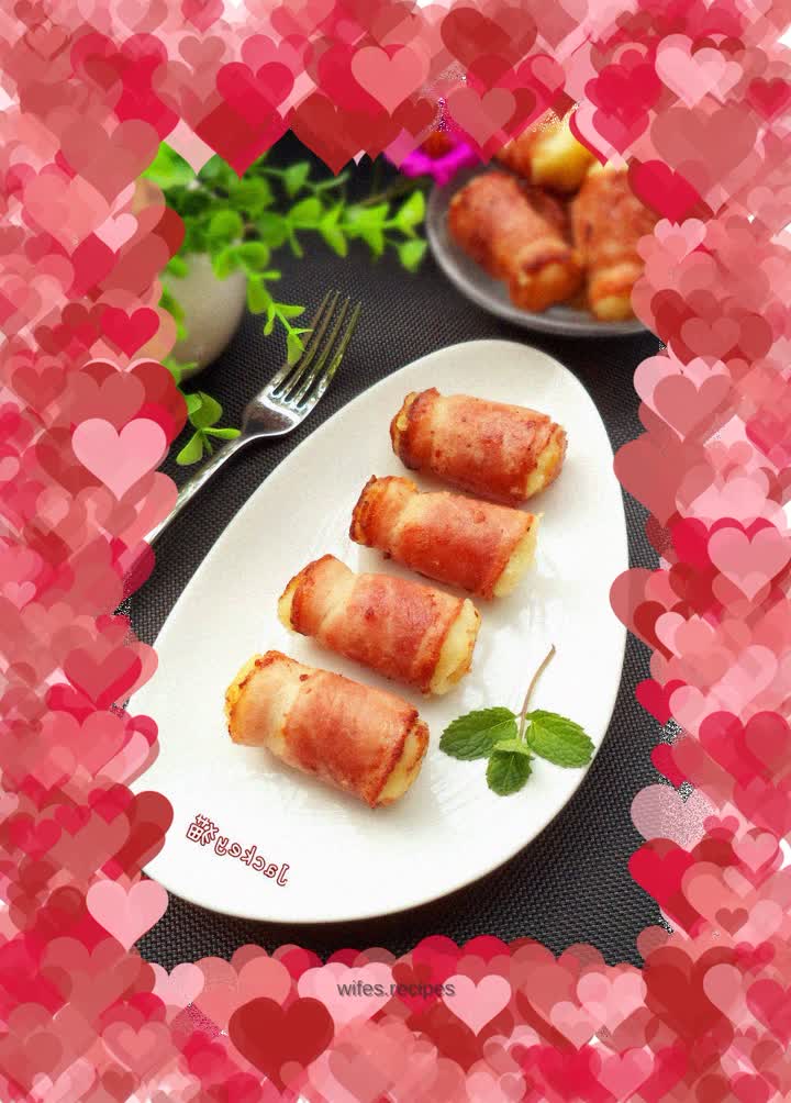 Bacon Mashed Potato Wraps