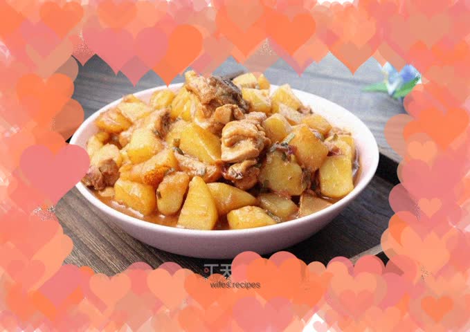 Sauce-flavored potato chicken nuggets