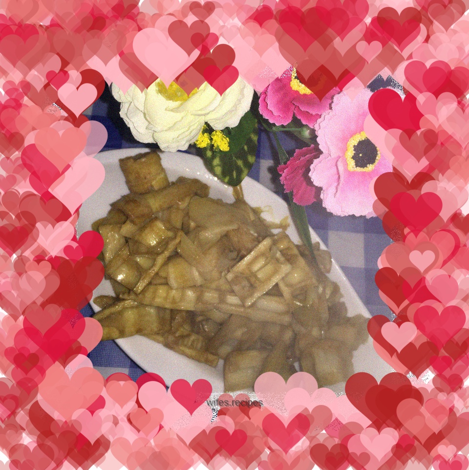 Braised bamboo shoots in oil