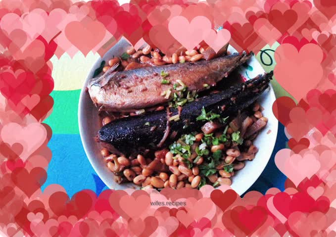 Soybean stewed mackerel