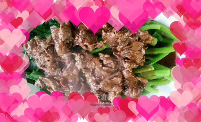 Beef fillet with kale