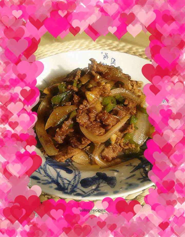 Stir-fried beef with cumin and green pepper