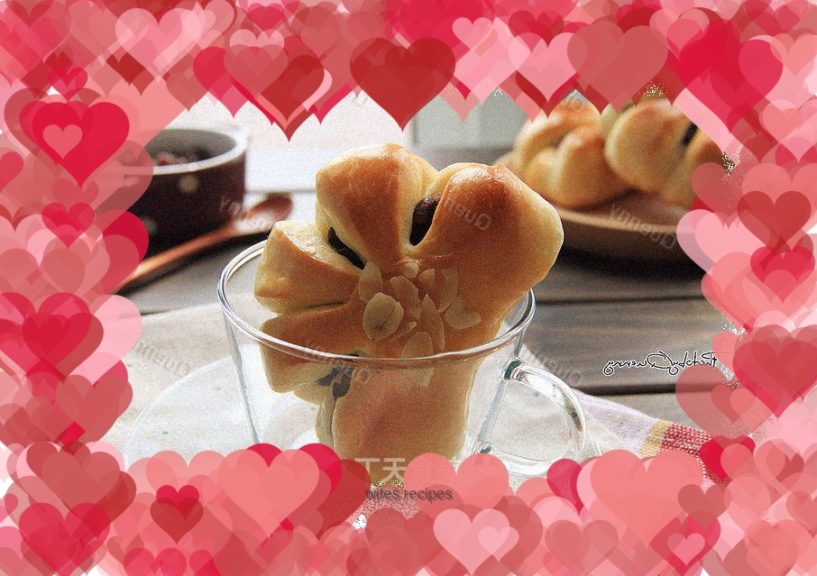 Honey bean curd bread