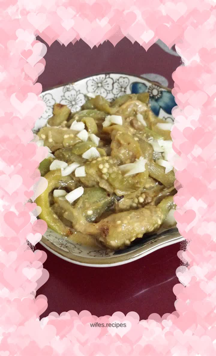 Pan version of cold shredded eggplant