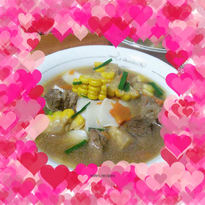 Rich Pork Ribs Rice Cake