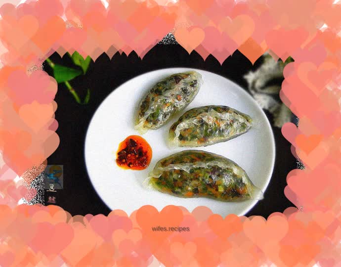 Glass steamed dumplings