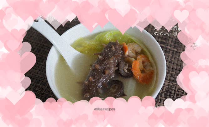 Sea cucumber and cabbage soup - a home-style recipe for sea cucumber