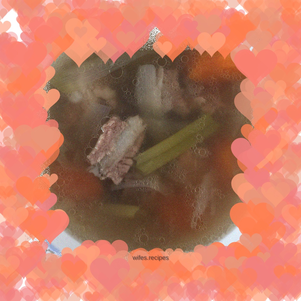 Special pork ribs soup