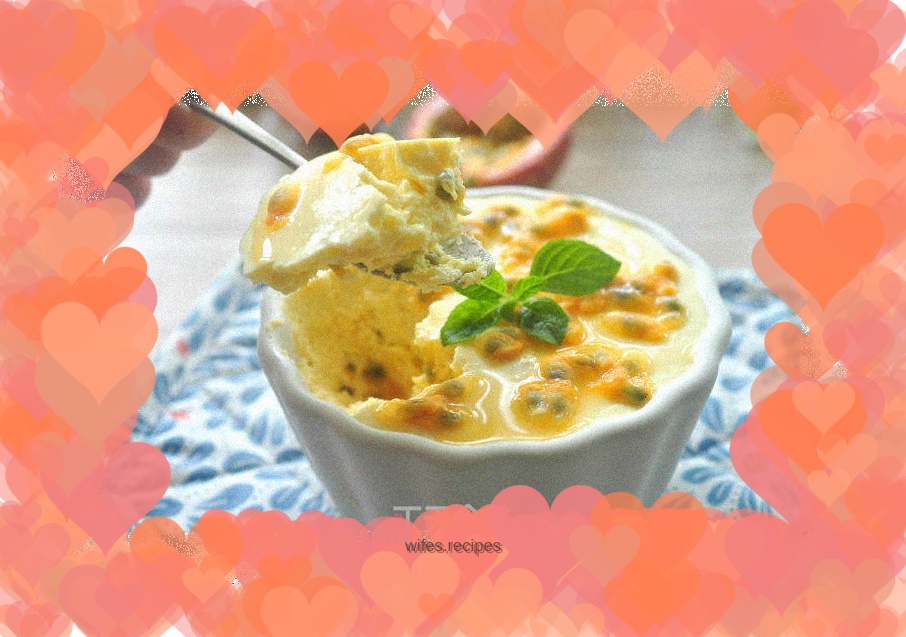 Passion fruit mousse