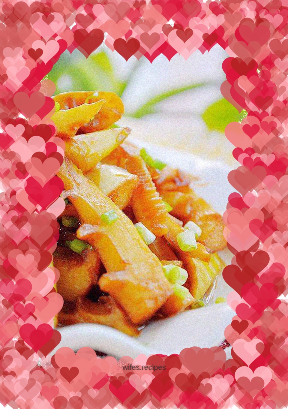 Braised spring bamboo shoots in oil