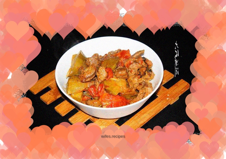 Beef stewed with radish