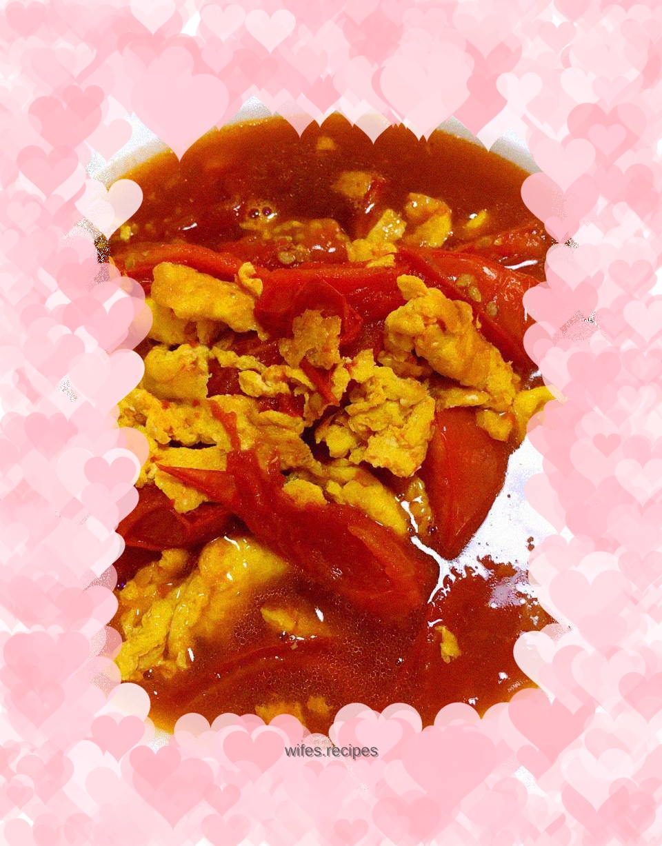 Tomato scrambled eggs