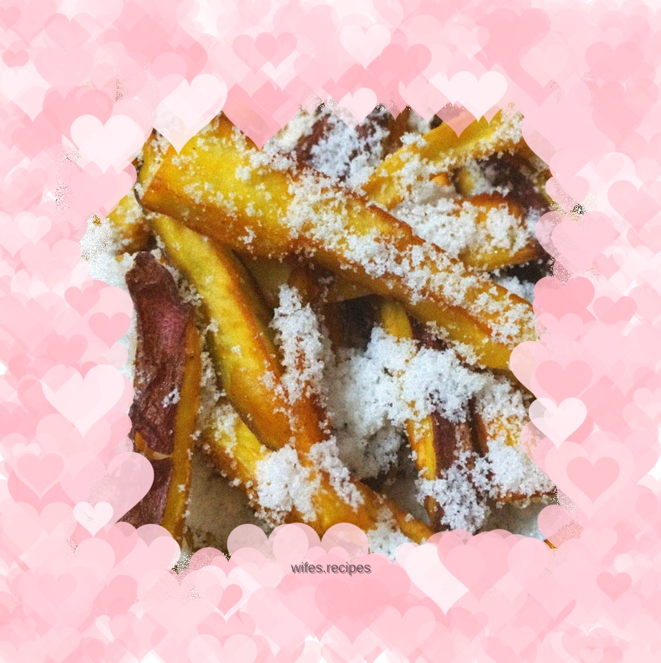 Fried sweet potato sticks