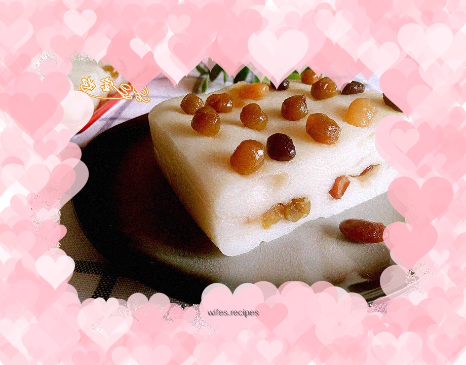 Sweet bean rice cake