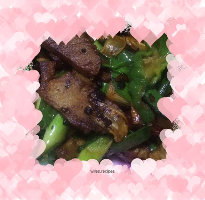 Garlic green pepper twice-cooked pork