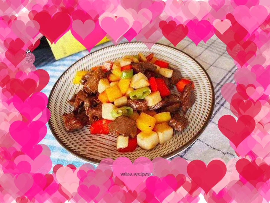 Delicious and good-looking - King Oyster Mushroom and Black Pepper Beef Dips