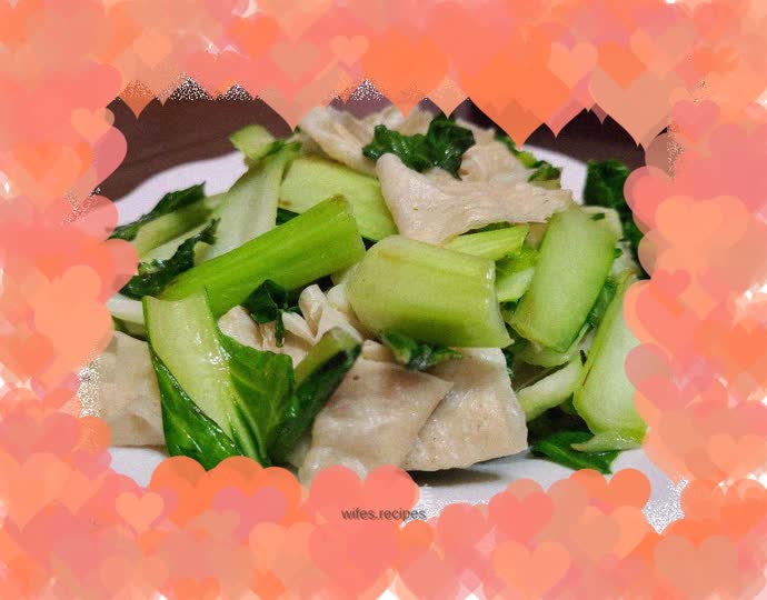 Stir-fried dried tofu skin with vegetables