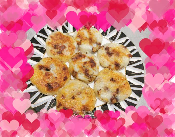 Yam and red date cakes