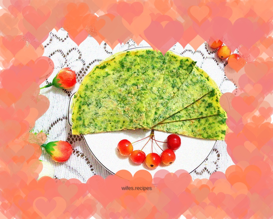 Celery Leaf Omelette