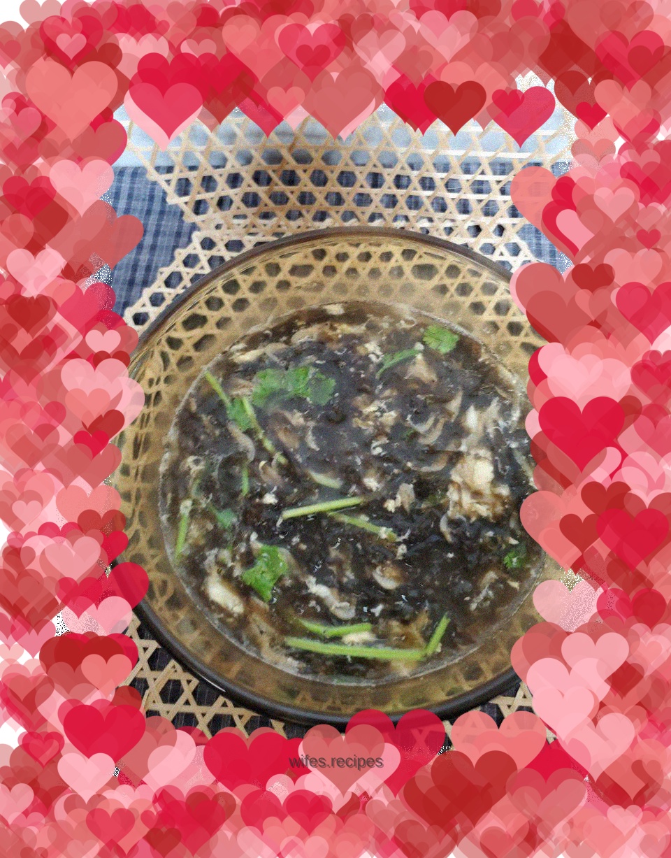 Shopee seaweed egg soup
