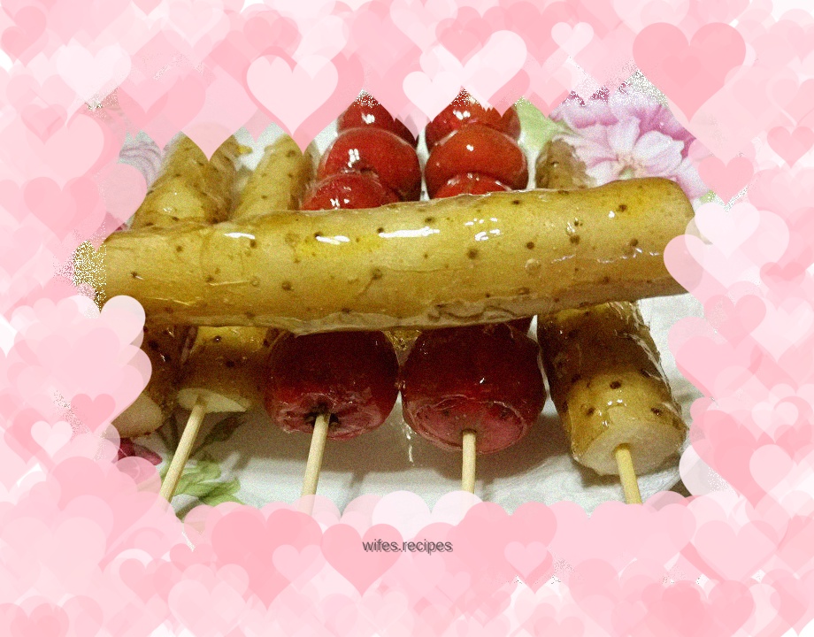 Candied haws with hemp and yam version