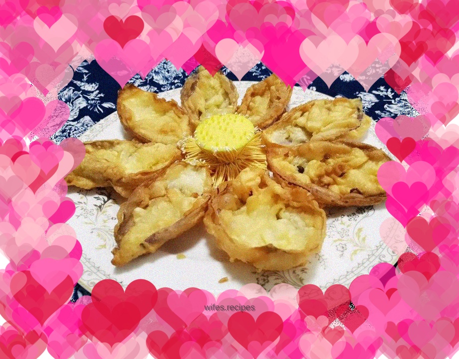 Crispy salt and pepper lotus