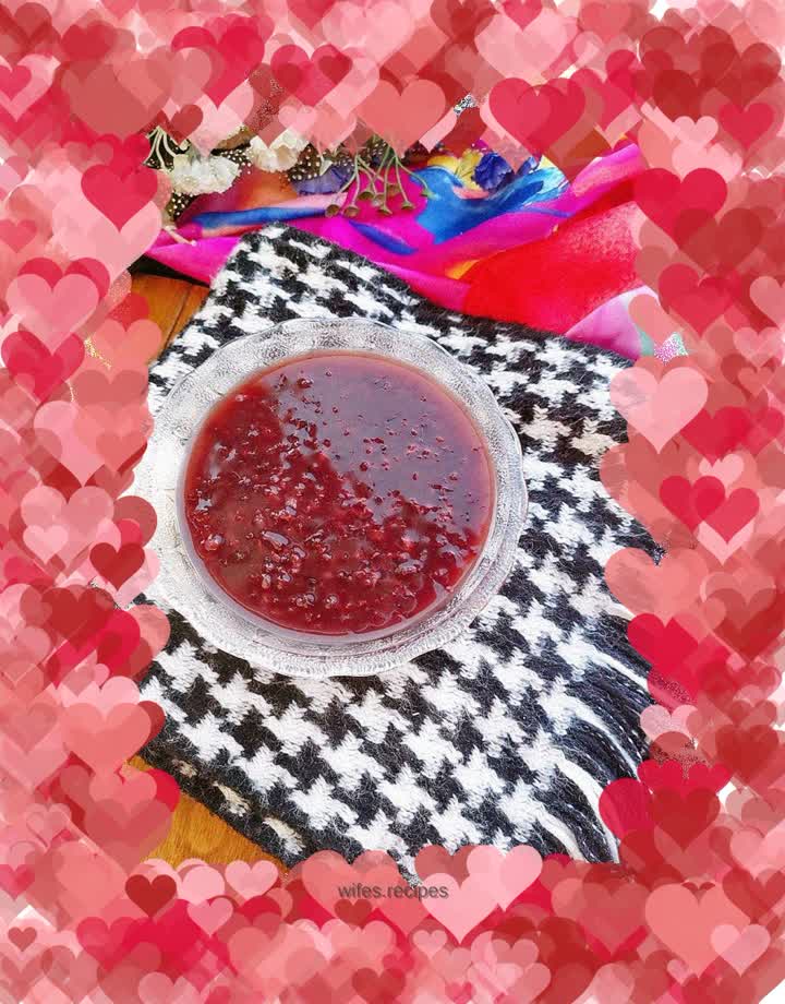 Purple rice porridge