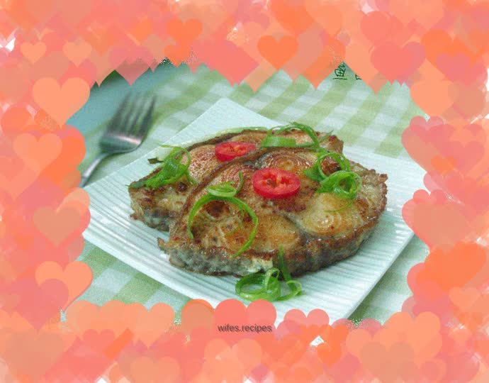 Pan-fried cod with black pepper