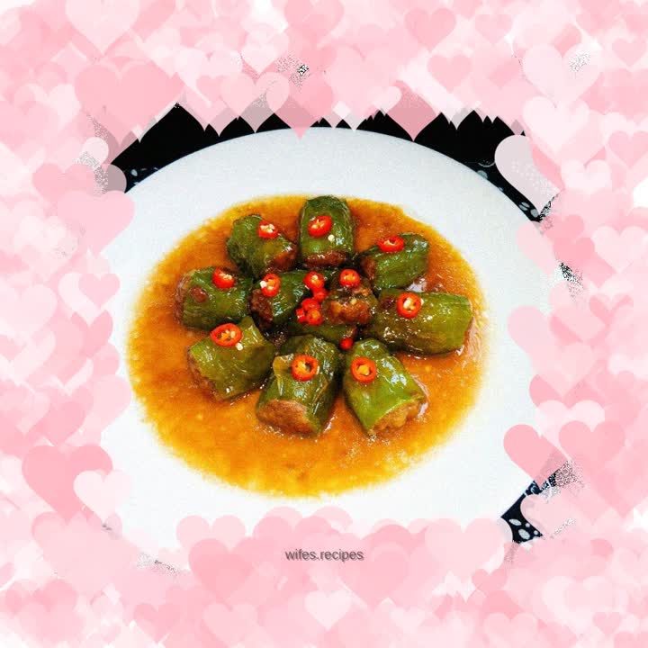 "Meat Dishes" Stuffed Pork with Spicy Peppers