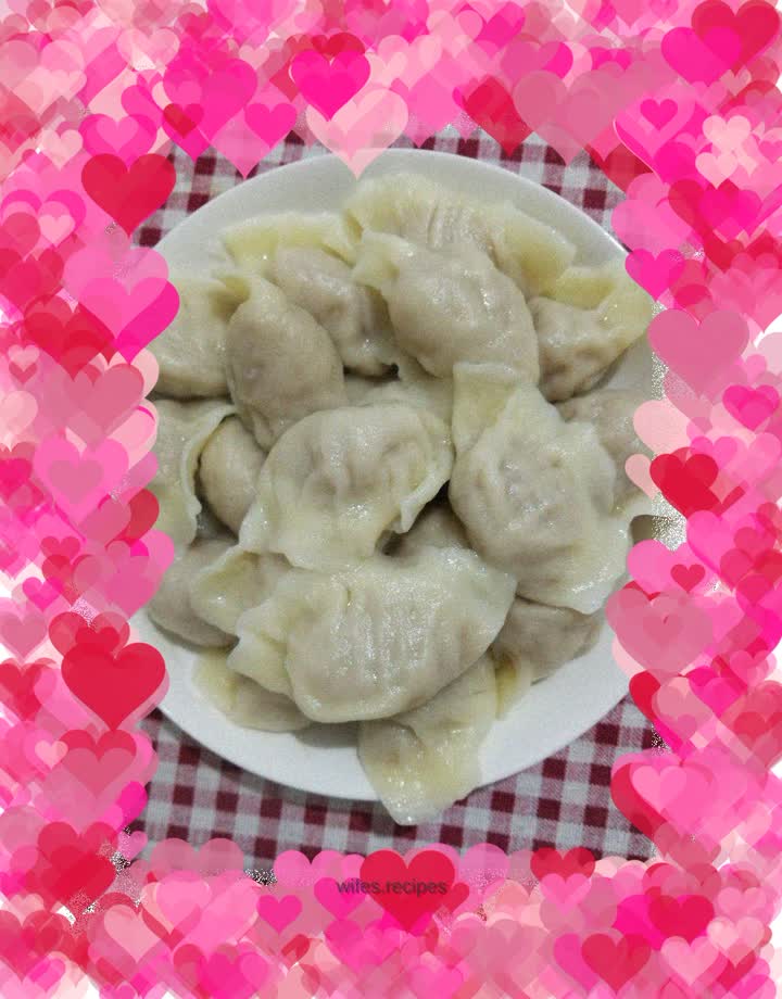 Potato and pork dumplings