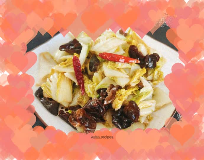 Vinegar fungus and cabbage