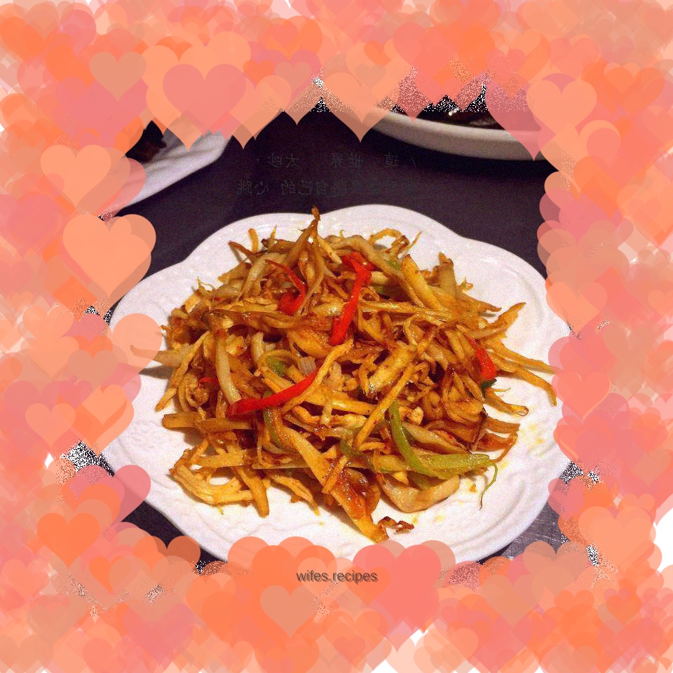 Shredded Chicken King Oyster Mushroom