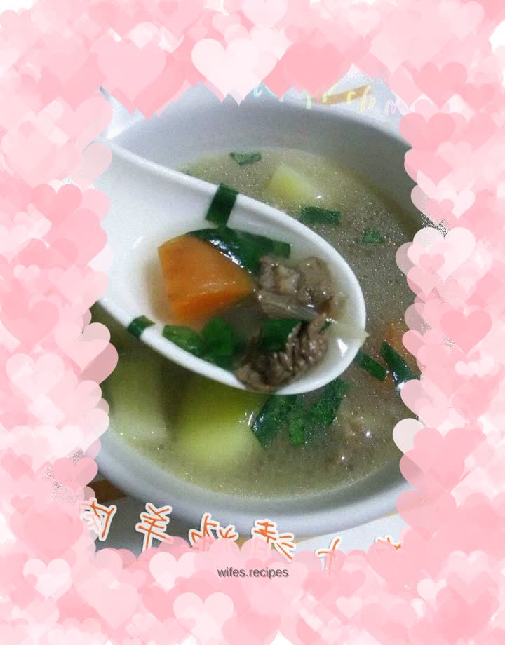 【Mutton, Radish and Yam Soup】Warming and nourishing in winter