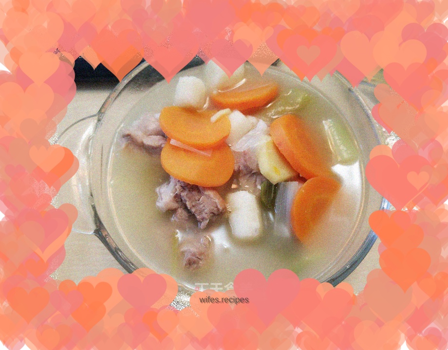 Yam Pork Ribs Soup