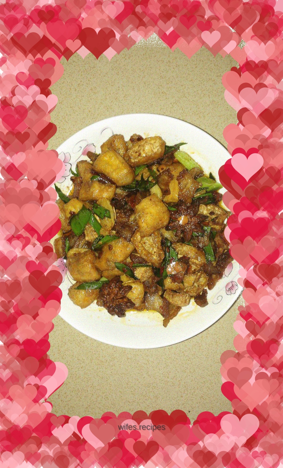 Fried tofu and twice-cooked pork